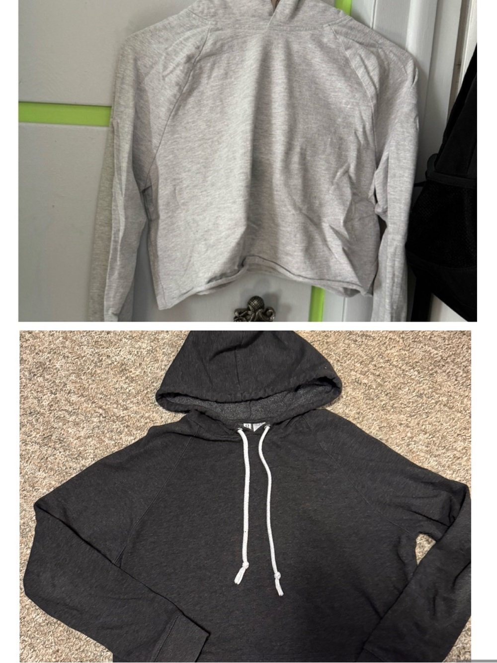 H&M cropped hoodie bundle - 2 tops